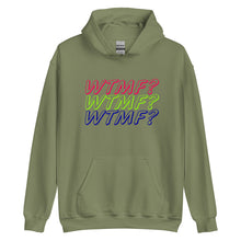 Load image into Gallery viewer, WTMF? Unisex Hoodie (Multi-Color Print)
