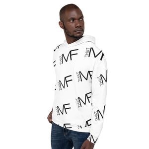 THAT MF Logo AOP Unisex Hoodie (w/sleeve print - Black Print))