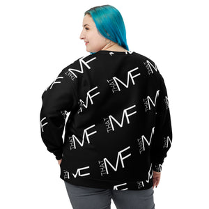 THAT MF Logo AOP Unisex Sweatshirt (White Print)