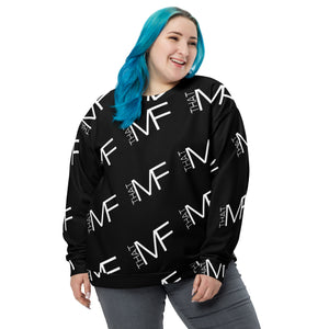 THAT MF Logo AOP Unisex Sweatshirt (White Print)