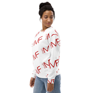 THAT MF Logo AOP Unisex Sweatshirt (Red Print)