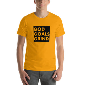 GOD GOALS GRIND Unisex Tee (Black Box)