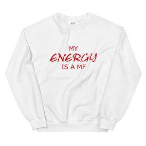 MY ENERGY/MF Unisex Sweatshirt (Red Print)