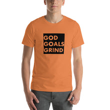 Load image into Gallery viewer, GOD GOALS GRIND Unisex Tee (Black Box)
