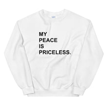 Load image into Gallery viewer, MY PEACE Unisex Sweatshirt (Black Print)
