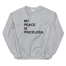 Load image into Gallery viewer, MY PEACE Unisex Sweatshirt (Black Print)
