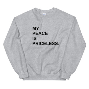 MY PEACE Unisex Sweatshirt (Black Print)