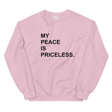 Load image into Gallery viewer, MY PEACE Unisex Sweatshirt (Black Print)
