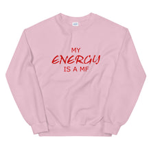 Load image into Gallery viewer, MY ENERGY/MF Unisex Sweatshirt (Red Print)
