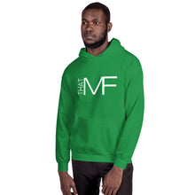 Load image into Gallery viewer, That MF Logo Unisex Hoodie (White Print)
