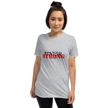 Load image into Gallery viewer, Finish STRONG Unisex Tee (Black/Red Print)
