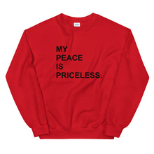 Load image into Gallery viewer, MY PEACE Unisex Sweatshirt (Black Print)
