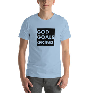 GOD GOALS GRIND Unisex Tee (Black Box)