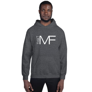 That MF Logo Unisex Hoodie (White Print)