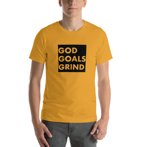 GOD GOALS GRIND Unisex Tee (Black Box)