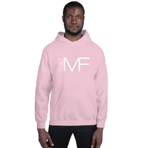 That MF Logo Unisex Hoodie (White Print)