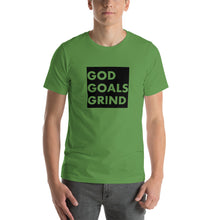 Load image into Gallery viewer, GOD GOALS GRIND Unisex Tee (Black Box)
