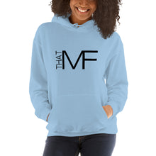 Load image into Gallery viewer, That MF Logo Unisex Hoodie (Black Print)
