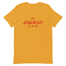 Load image into Gallery viewer, MY ENERGY/MF Unisex Tee (Red Print)
