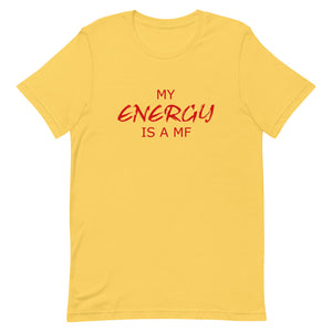 MY ENERGY/MF Unisex Tee (Red Print)