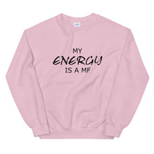 Load image into Gallery viewer, MY ENERGY/MF Unisex Sweatshirt (Black Print)
