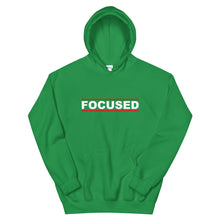 Load image into Gallery viewer, FOCUSED Unisex Hoodie (White Print)
