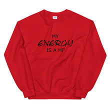 Load image into Gallery viewer, MY ENERGY/MF Unisex Sweatshirt (Black Print)
