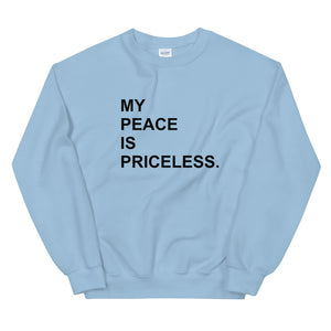 MY PEACE Unisex Sweatshirt (Black Print)