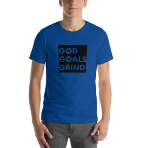 GOD GOALS GRIND Unisex Tee (Black Box)