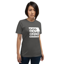 Load image into Gallery viewer, GOD GOALS GRIND Unisex Tee (White Box)
