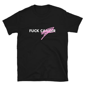 F*CK CANCER - BC Awareness Unisex Tee 2 (White Print)