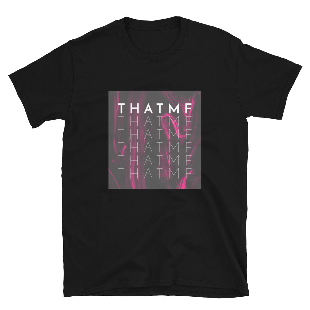 It's A Thin Line Unisex Tee (Hot Pink)