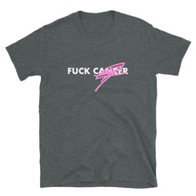 Load image into Gallery viewer, F*CK CANCER - BC Awareness Unisex Tee 2 (White Print)
