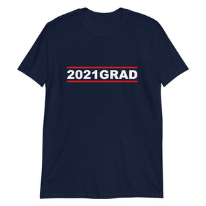 2021 GRAD Unisex Tee (White Print)