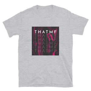 It's A Thin Line Unisex Tee (Hot Pink)