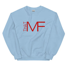 Load image into Gallery viewer, That MF Logo Unisex Sweatshirt (Red Print)
