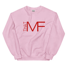 Load image into Gallery viewer, That MF Logo Unisex Sweatshirt (Red Print)
