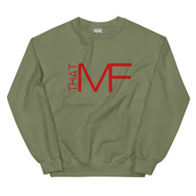 Load image into Gallery viewer, That MF Logo Unisex Sweatshirt (Red Print)
