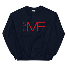 Load image into Gallery viewer, That MF Logo Unisex Sweatshirt (Red Print)
