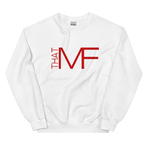 That MF Logo Unisex Sweatshirt (Red Print)